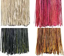 5 Feet Natural Thin Bamboo Stakes - Pack of 20 - 6 Different Colors!