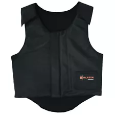 68HS Bull Riding Vest Hilason Black Bull Pro Rodeo Cordura Large