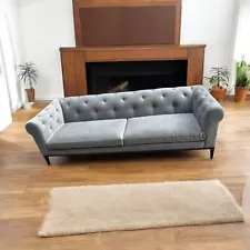 ð¦$10k RH Restoration HardWare ItaLiA ChesterFieLd TufTED VeLvet SoFA Couch