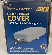 ADCO 2893 Polypropylene Pop-up Tent Camper Trailer RV Cover For Length 12' - 14'