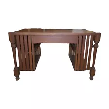 Antique Arts & Crafts Style Mission Style Oak Desk