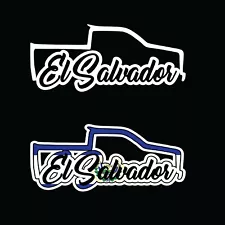 El Salvador Decal Trokita Decal Car Window Laptop Vinyl Sticker Salvadoria Truck