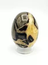 Natural Crystal Septarian Egg w/Acrylic Stand