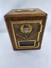 Vintage Eagle Post Office Box Coin Bank