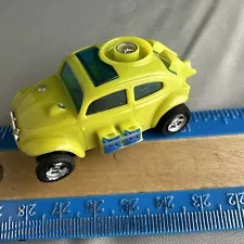 Aurora AFX VW Volkswagen Baja Bug Beetle HO Scale Slot Car Yellow Parts Bin#33