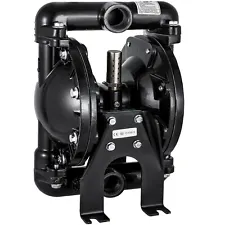 VEVOR Air-Operated Double Diaphragm Pump 1" Inlet Outlet Petroleum Fluids 35GPM