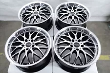 17" Wheels Rims Black 5x112 Mercedes C230 C280 VW Jetta Beetle Passat GTI Cooper