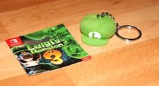 Luigi's Mansion 3 Cap Rare Keychain / Key Ring Nintendo Switch " Not For Sale "