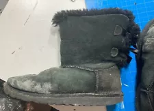 Ugg Australia Black Fur Insolated Boots