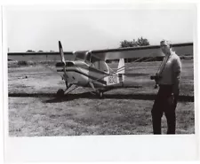 1946 Aeronca Model 7AC N83430 8x10 Original Photo Taken Circa 1967