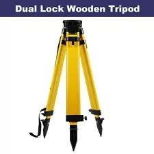 Heavy Duty Total Station Theodolite Wood Tripod for level Trimble Thorutite