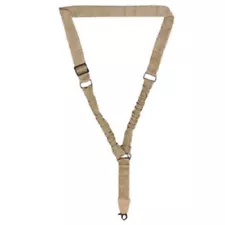 NEW Tactical Assault Rifle Adjustable Single Point Weapon Sling - COYOTE TAN