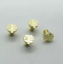 For ROCK ISLAND 1911 Grip Screws Fits All 1911 Grip Handles Gold plated 4 pcs