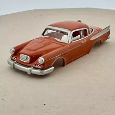 Auto World Studebaker Hawk Body, Coral, Fits Aurora ThunderJet, TJet, Dash