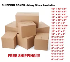 Brown Shipping Corrugated Cardboard Mailing Boxes for Packing,Moving and Storage