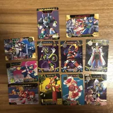 Mega Man Card Bandai 11 cards for sale in bulk Carddas