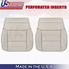 2015 For GMC Yukon Denali Driver & Passenger Bottom Leather Covers Tan