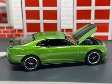 2010-2013 Chevy Camaro RS/SS Green Opening Hood 1/64 Limited Edition