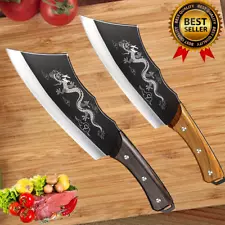 New Serbian Butcher Chef Knife Rozar Sharp Cleaver Kitchen Hunting Knives