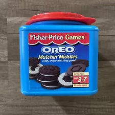 Fisher Price Oreo Matchin Middles Game Complete Shape Matching 11/12 Cookies