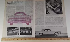 1961 LINCOLN CONTINENTAL ORIGINAL 1961 ARTICLE