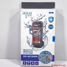 Aqua Vault 100% Waterproof Floating Smart Phone Case Black - New