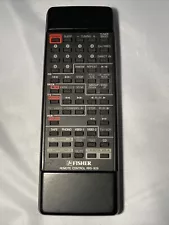 Fisher RRS-929 Black Wireless Remote Control For RS-929 Stereo Receiver WORKS