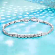 mens platinum bracelet for sale