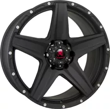 Alloy Wheels 20" Tomahawk Apache Black Matt For Infiniti QX80 13-22