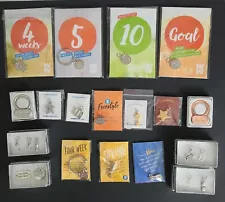 Weight Watchers Charms-Key Rings -Motivational -Encouragement-YOU PICK