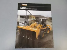 Case 21D, 221D, 321D Wheel Loader Sales Brochure 8 Page Good Condition