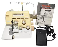 Vintage Bernina Bernette 334DS Serger Overlock Sewing Machine - Made in Japan