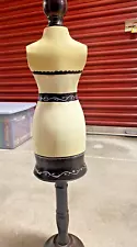 mini mannequin full body no head. brown and beige lightly used 32 inches height