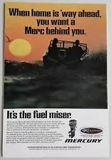 1969 Print Ad Mercury 80-HP Outboard Motors Fond du Lac,WI