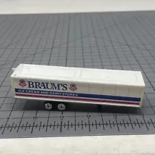 Braum's Ice Cream Plastic Box Trailer For Semi Truck