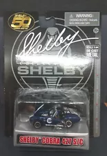 Shelby Collectibles Shelby Cobra 427 S/C - American Blue w/White Stripes 1:64