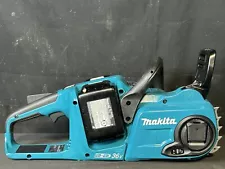 Makita XCU04CM 18V X2 16 in. Chainsaw Kit w/ 2 Batteries Used