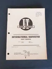 New ListingINTERNATIONAL HARVESTER 544, 666, 656, HYDRO 70 I&T Shop Manual vtg 1976