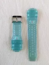 Authentic Technomarine Womens Light Blue Silicone Gel Watch Strap Band 18-28 mm