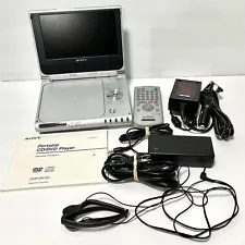 Sony DVP-FX701 Portable DVD Player Silver Working with Remote Cords Institutions