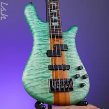 Spector USA NS-2 4-String Walnut Body Turquoise Tide