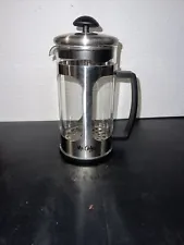 Mr. Coffee French Press Glass and Stainless Steel with Black Handle 30 oz