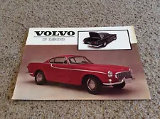 1963 Volvo P 1800 original dealership showroon color sales handout