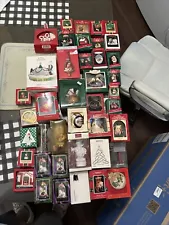 LOT OF ASSORTED HALLMARK ORNAMENTS 41OF THEM