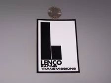 Lenco Racing Transmissions - Sticker NHRA Drag Racing Hot Rod