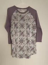 LuLaRoe Randy Size Medium. Geometric. Purple