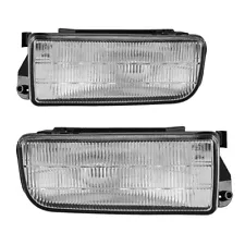 Fog Lights For 1992-1999 BMW E36/M3 3 Series Clear Glass Lens Lamp w/Bulbs Pair (For: BMW)