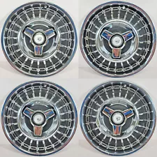 1966 Mercury Monterey Coupe # 989B 15" Hubcaps / Wheel Covers # C6MY1130B SET/4 (For: 1966 Mercury Monterey)