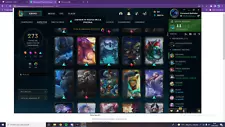 cuenta de league of legends con 273 skins y todos los campeones