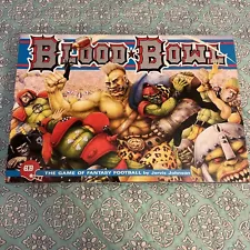 BLOOD BOWL BOARD GAME Jervis Johnson Games Workshop 1988 Fantasy Football READ